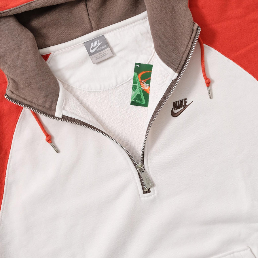 Vintage Nike Q-Zip Hoody Large 