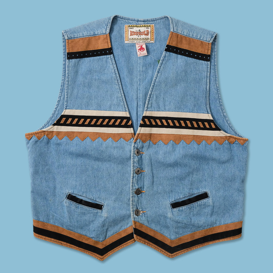 Vintage Rivergold Western Vest Medium 