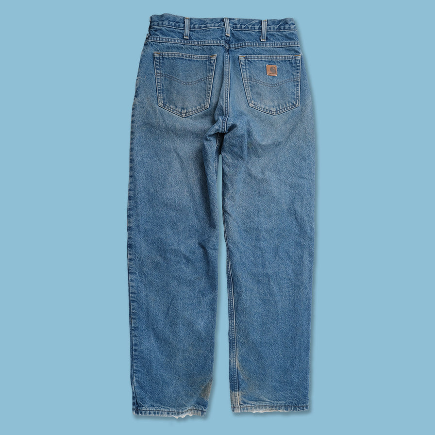 Vintage Carhartt Lined Denim Pants 34x32