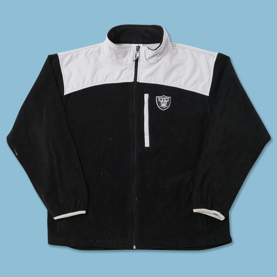 Vintage Oakland Raiders Fleece Jacket XLarge 