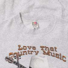 Vintage Country Music Sweater Medium 