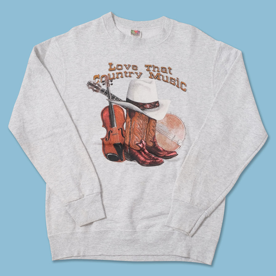 Vintage Country Music Sweater Medium 