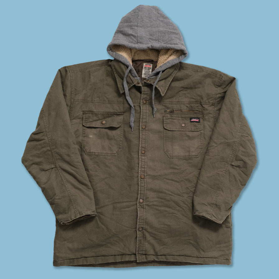 Dickies Vintage Hoodie Braun Vintage Dickies Work Jacket XXLarge Double Double Vintage