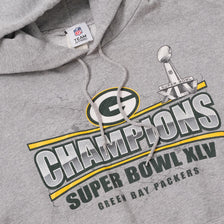 Vintage Green Bay Packers Hoody Medium 