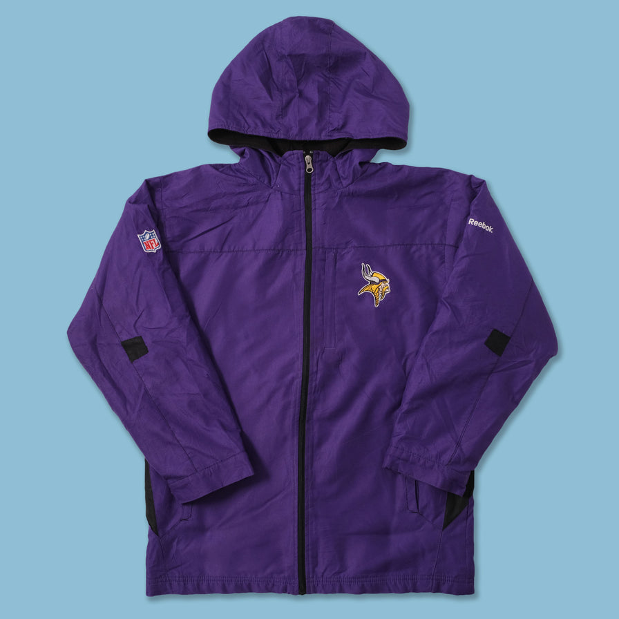 Vintage Women's Reebok Minnesota Vikings Light Jacket Small 