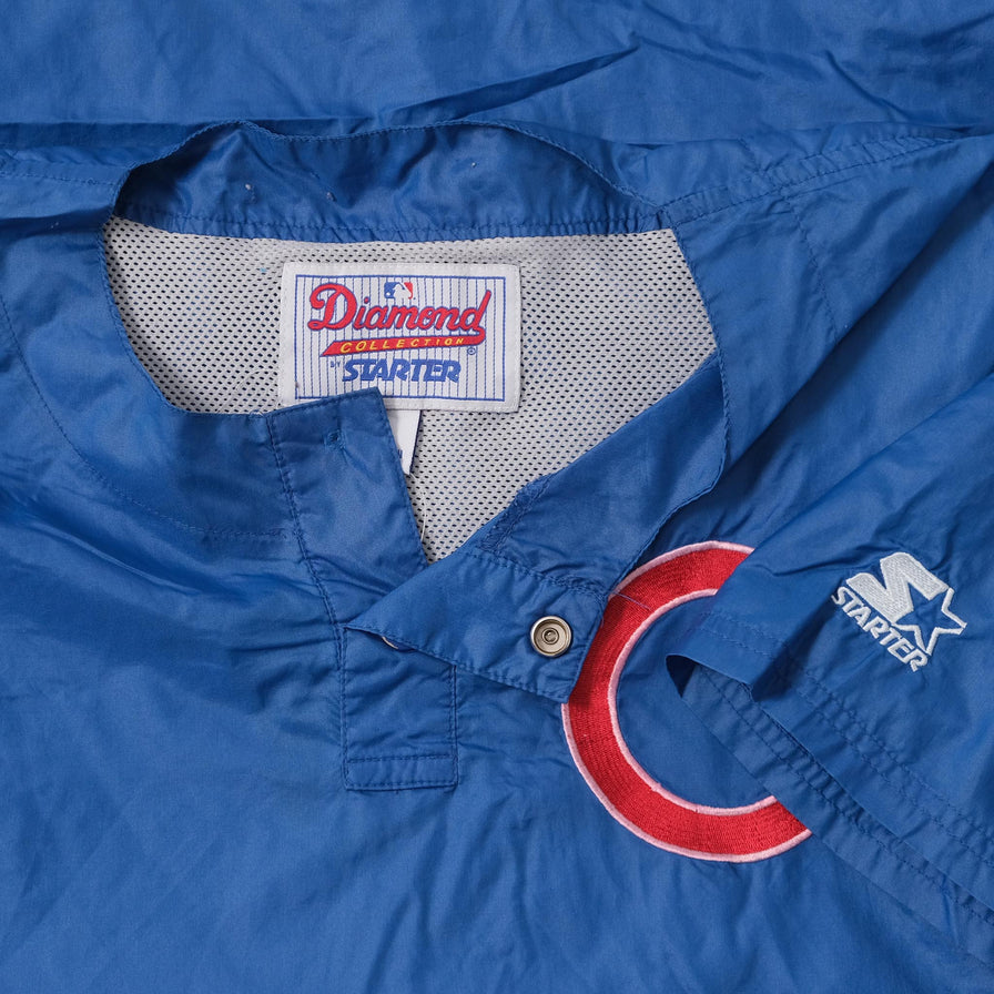 Vintage Starter Chicago Cubs Windbreaker Large 