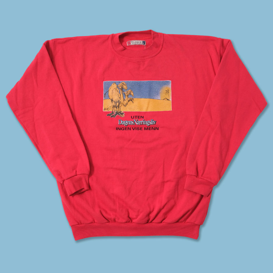 Vintage Dagens Naeringsliv Sweater Large 