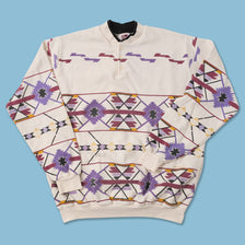 Vintage Patterned Sweater XLarge 