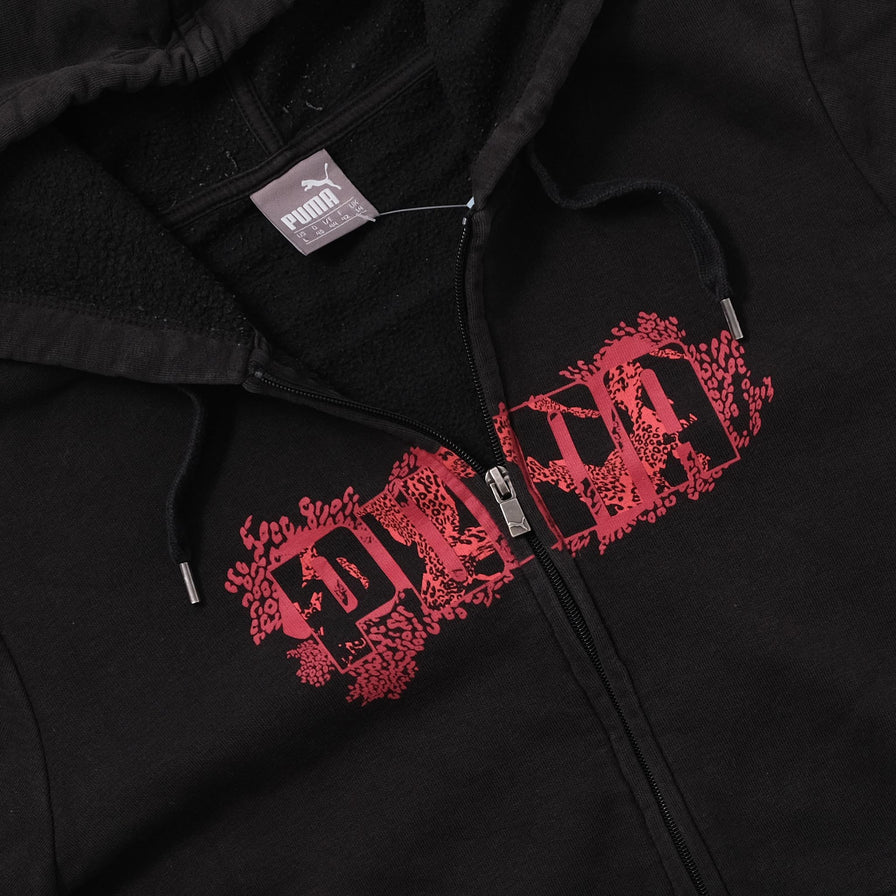 Vintage Women's Puma Sweat Jacket Medium 