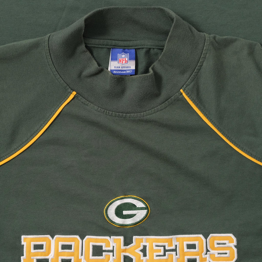 Vintage Reebok Green Bay Packers Longsleeve XXLarge 