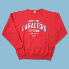 Vintage Montreal Canadiens Sweater Medium 