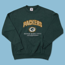 1997 Green Bay Packers Super Bowl Sweater Medium 
