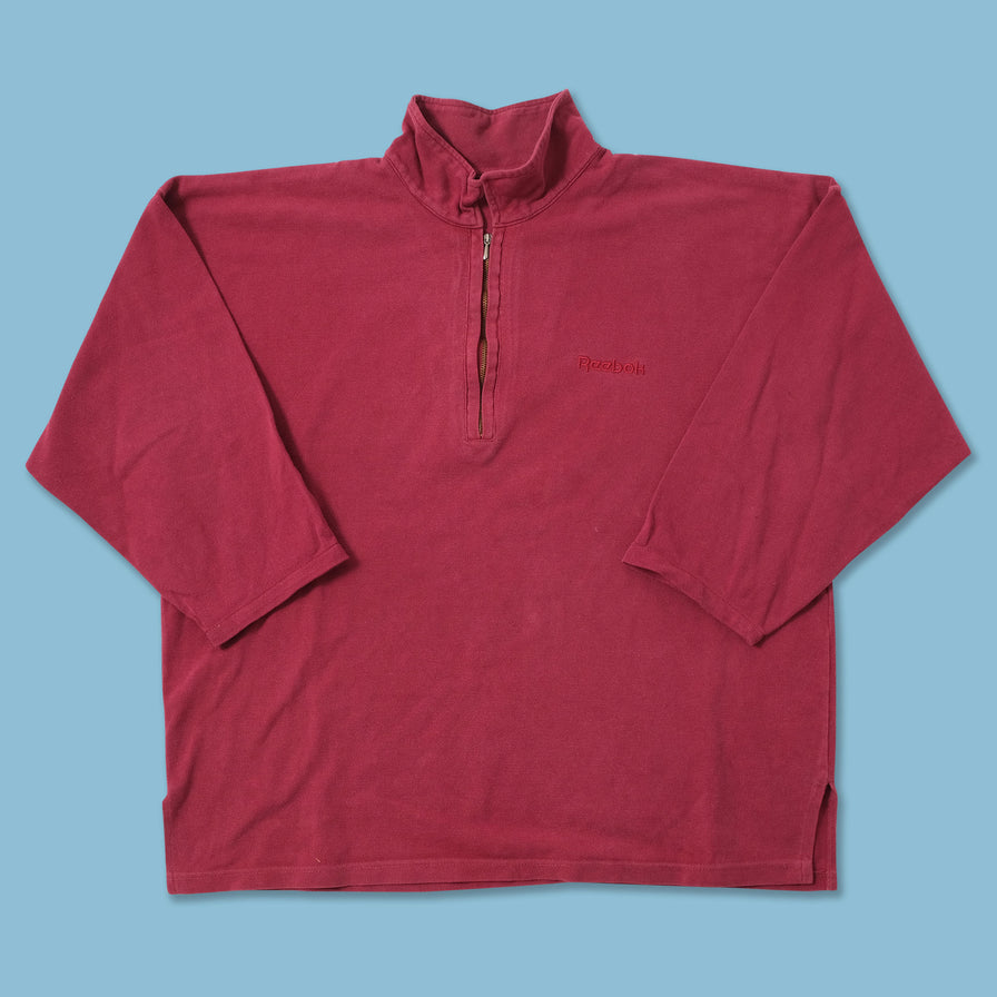 Vintage Reebok Q-Zip Sweater XLarge 