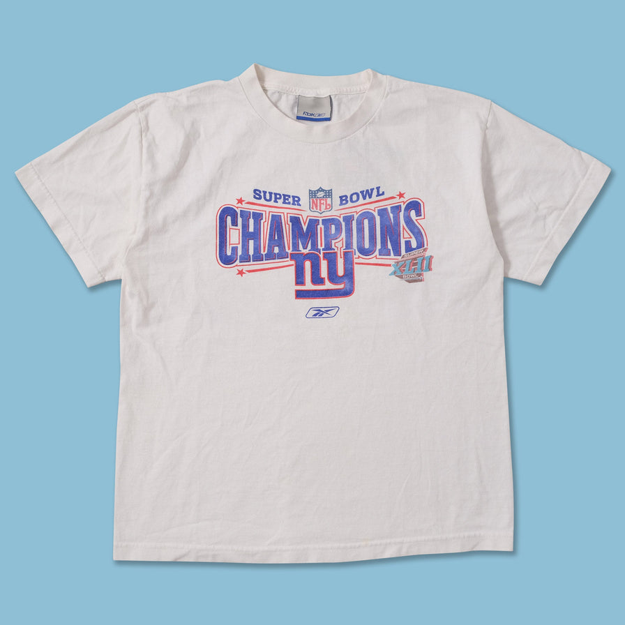 Vintage Reebok NY Giants Champions T-Shirt Small 