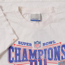 Vintage Reebok NY Giants Champions T-Shirt Small 