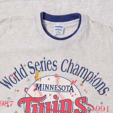 1991 Minnesota Twins Champions T-Shirt Large 