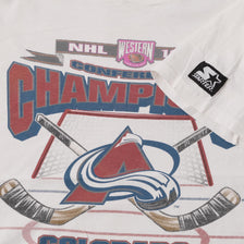 1996 Starter Colorado Avalanche T-Shirt Large 