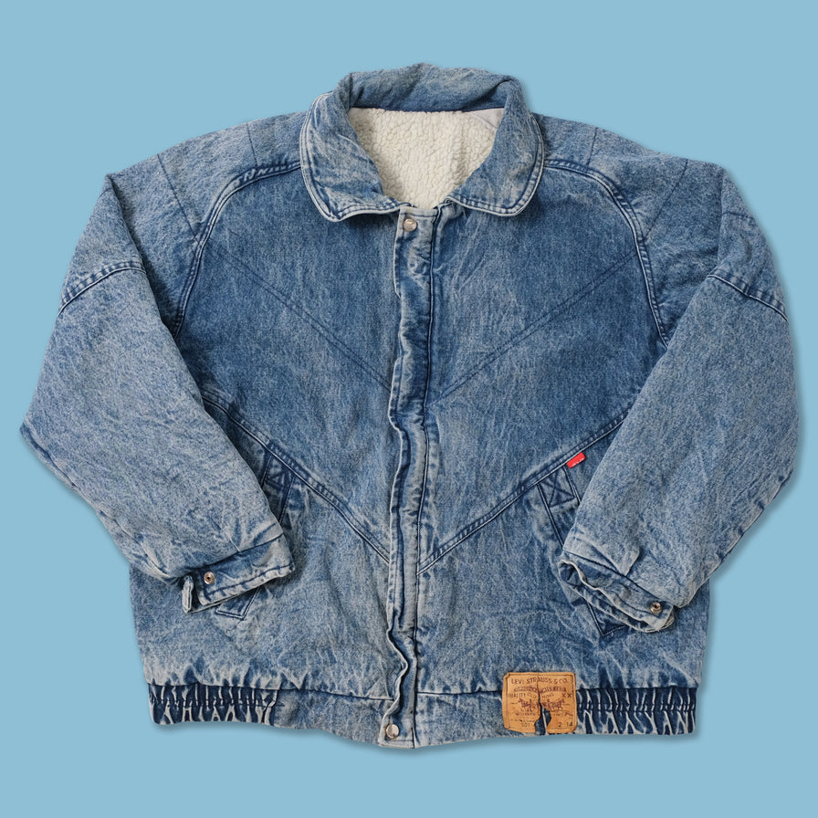 Levi's padded on sale denim jacket