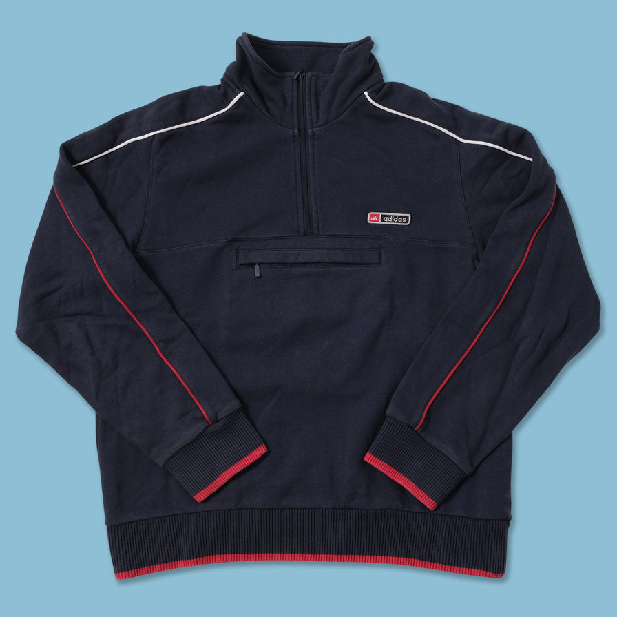 Vintage adidas Q-Zip Sweater Small 