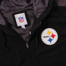 Vintage Pittsburgh Steelers Fleece Jacket XLarge 