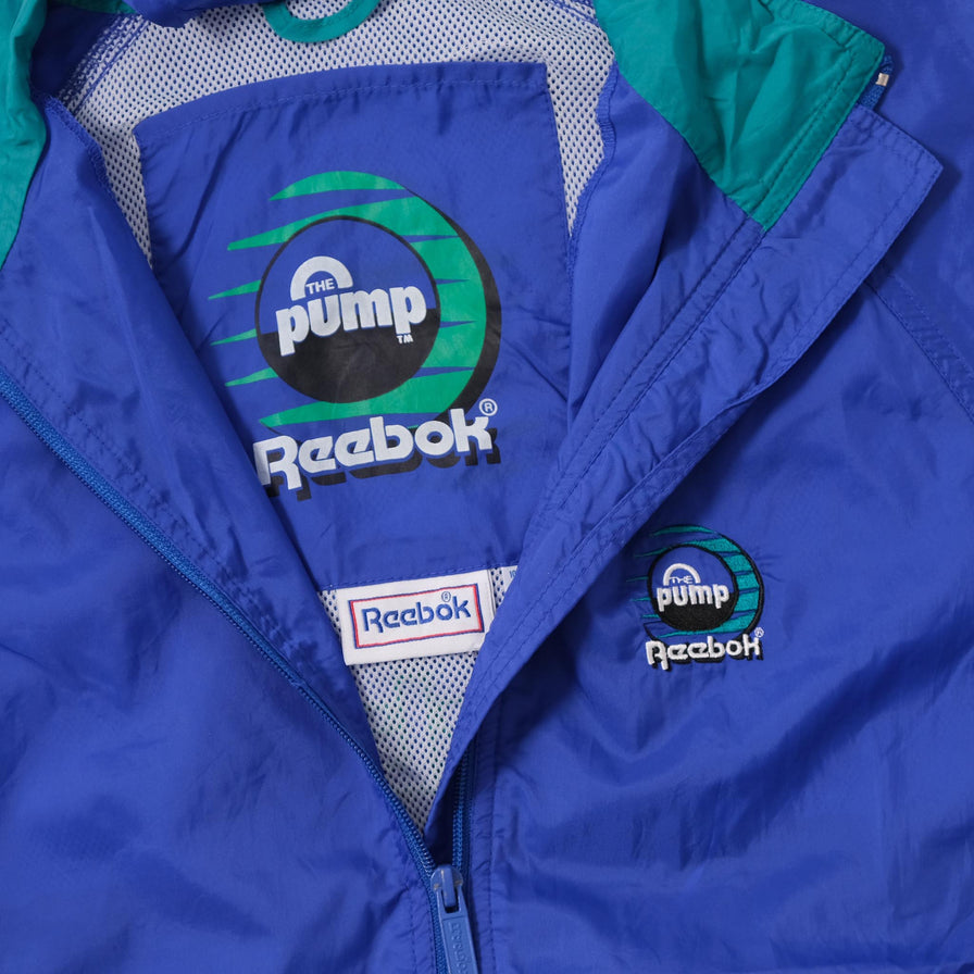 Vintage Reebok The Pump Light Jacket Small 