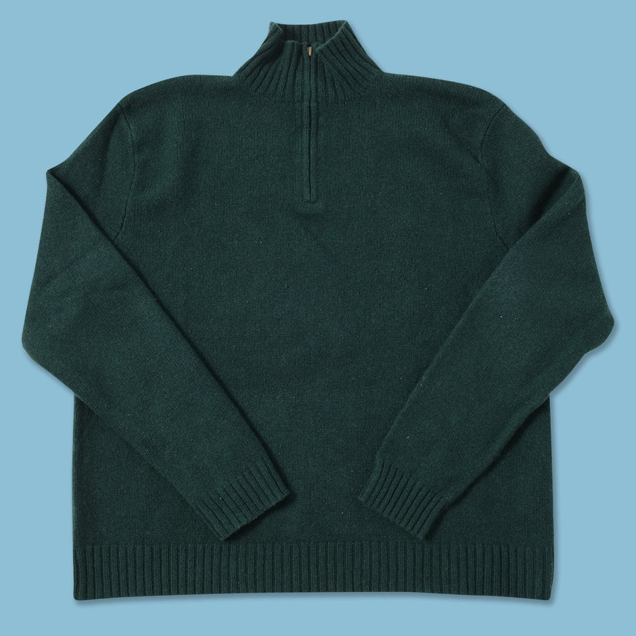 Polo Ralph Lauren Q-Zip Knit Sweater Medium 