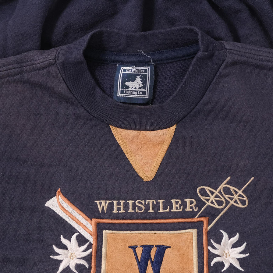 Vintage Whistler Skiing Sweater Medium 