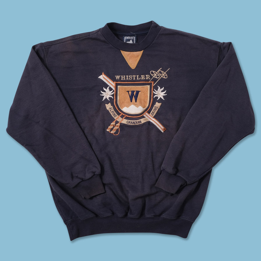 Vintage Whistler Skiing Sweater Medium 