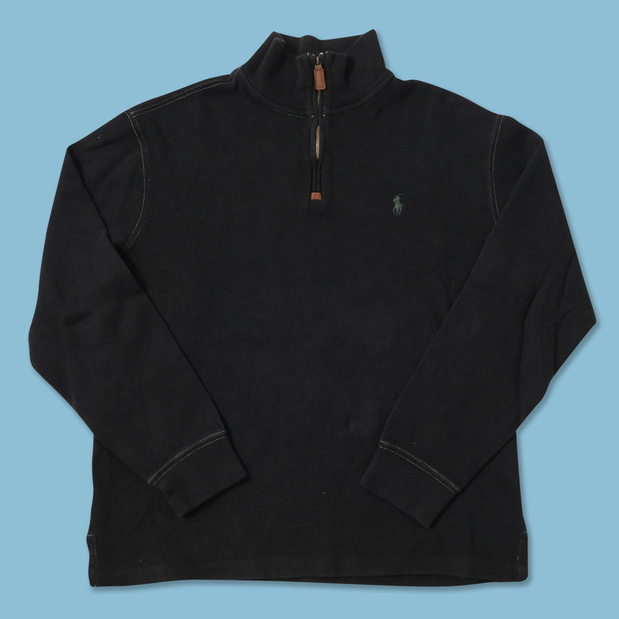 Vintage Polo Ralph Lauren Q-Zip Sweater Medium 