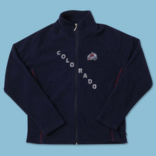 Vintage Reebok Colorado Avalanche Fleece Jacket Small 