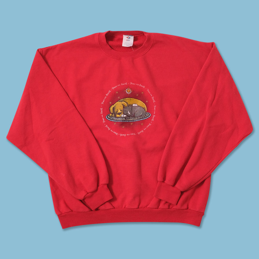 Vintage Animal Sweater Large 