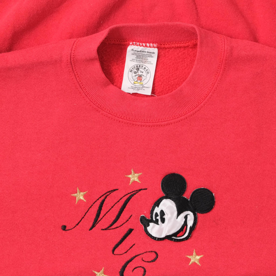 Vintage Mickey Mouse Sweater XLarge 