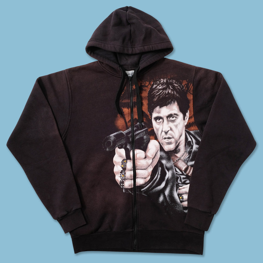 Y2K Scarface Zip Hoody Medium 