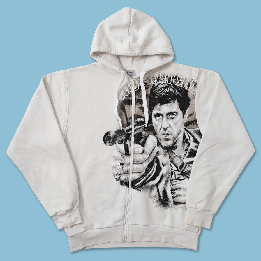 Y2K Scarface Zip Hoody Large 