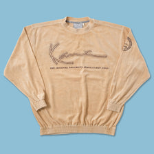 Y2K Karl Kani Velour Sweater XLarge 