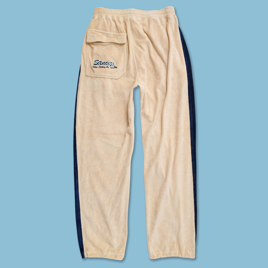 Y2K Sancezz Velour Track Pants Medium 