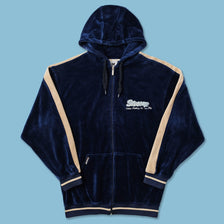 Y2K Sancezz Velour Track Jacket Medium 