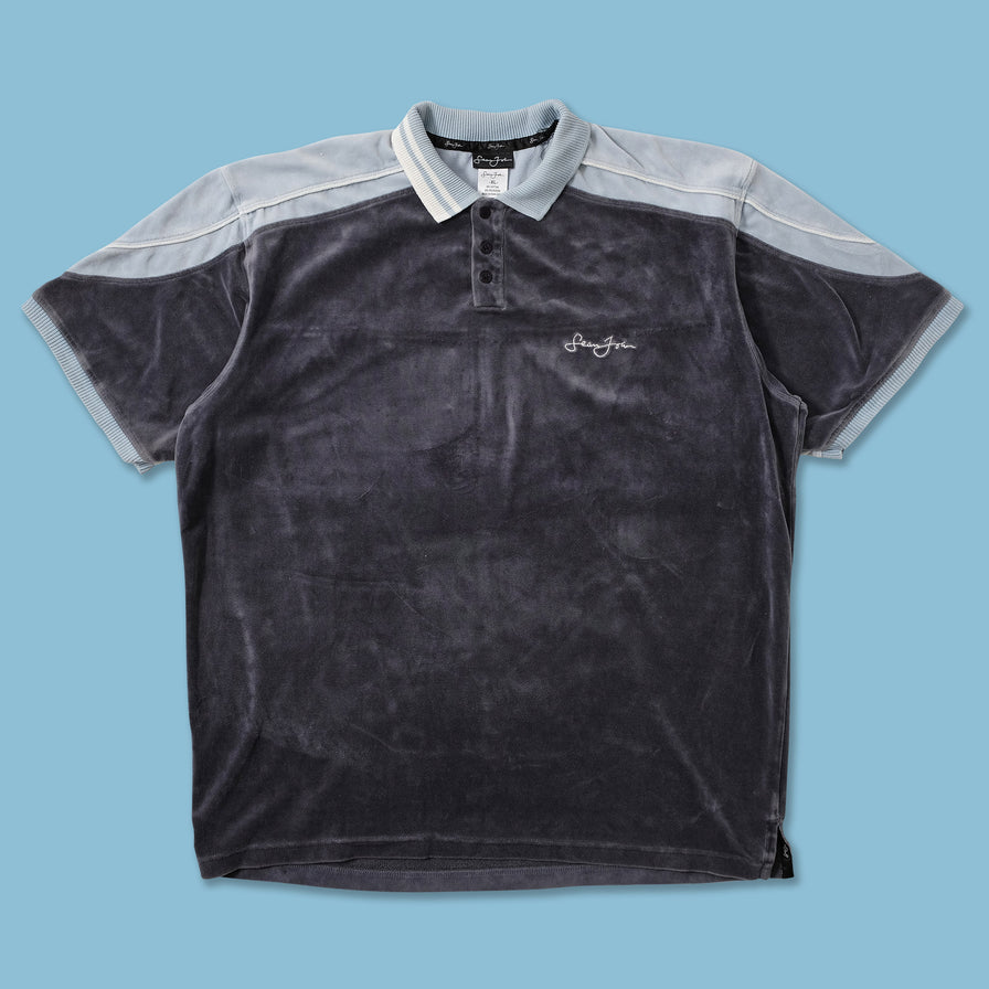 Y2K Sean John Velour Polo XXLarge 