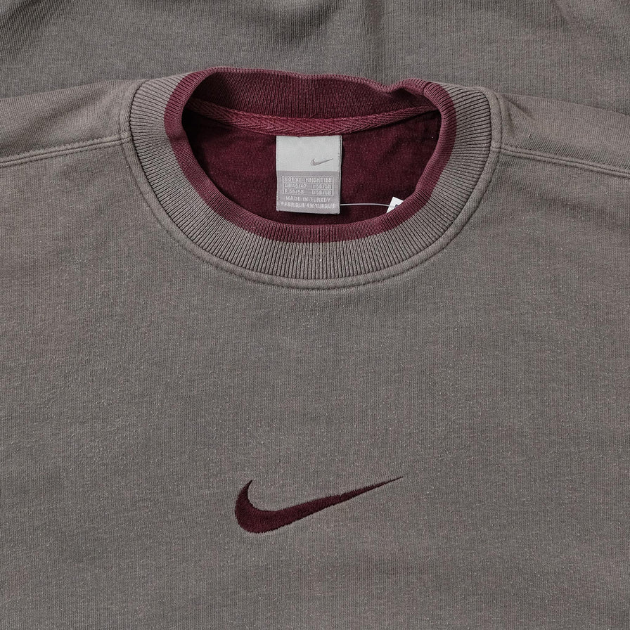 Vintage Nike Center Swoosh Sweater XLarge 