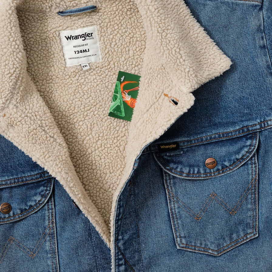Wrangler Denim Sherpa Jacket XXL 