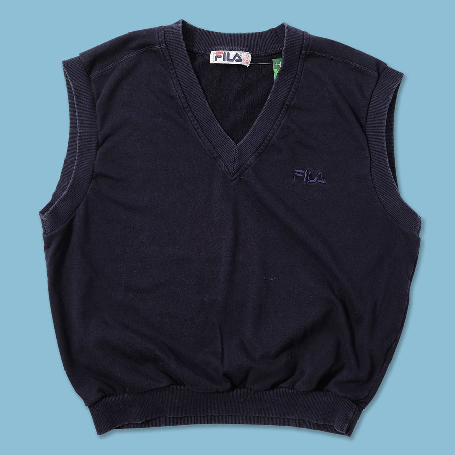 Vintage Fila Sweater Vest Small 