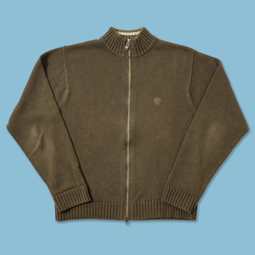 Vintage Timberland Knit Jacket Medium 