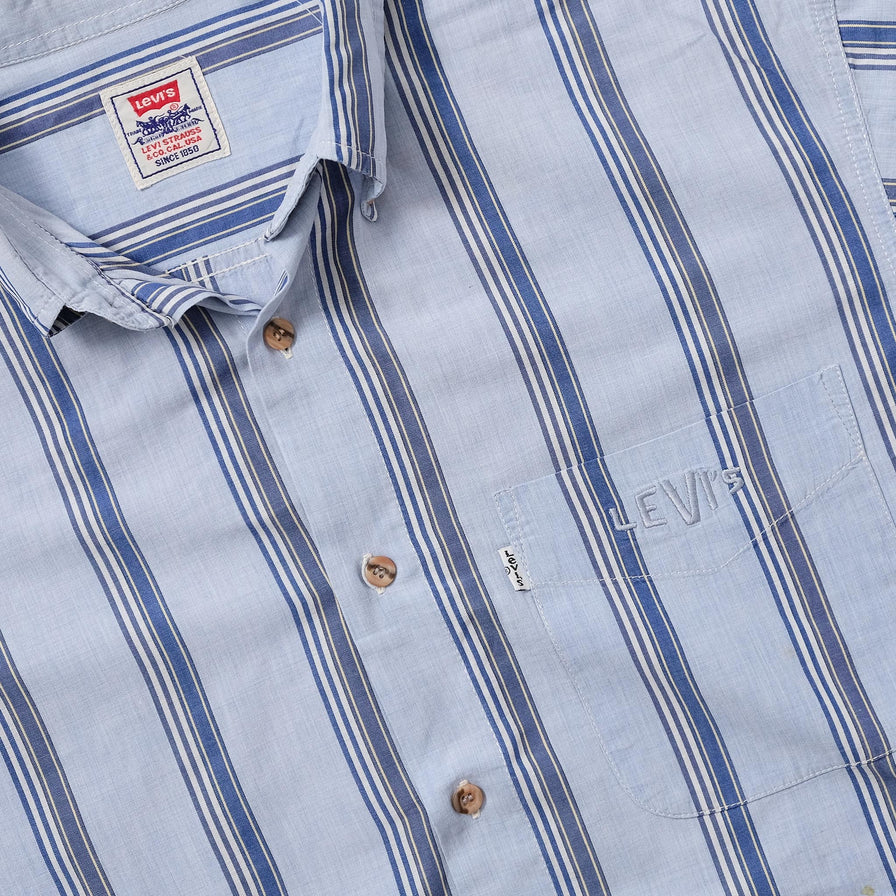 Vintage Levis Striped Shirt Large 
