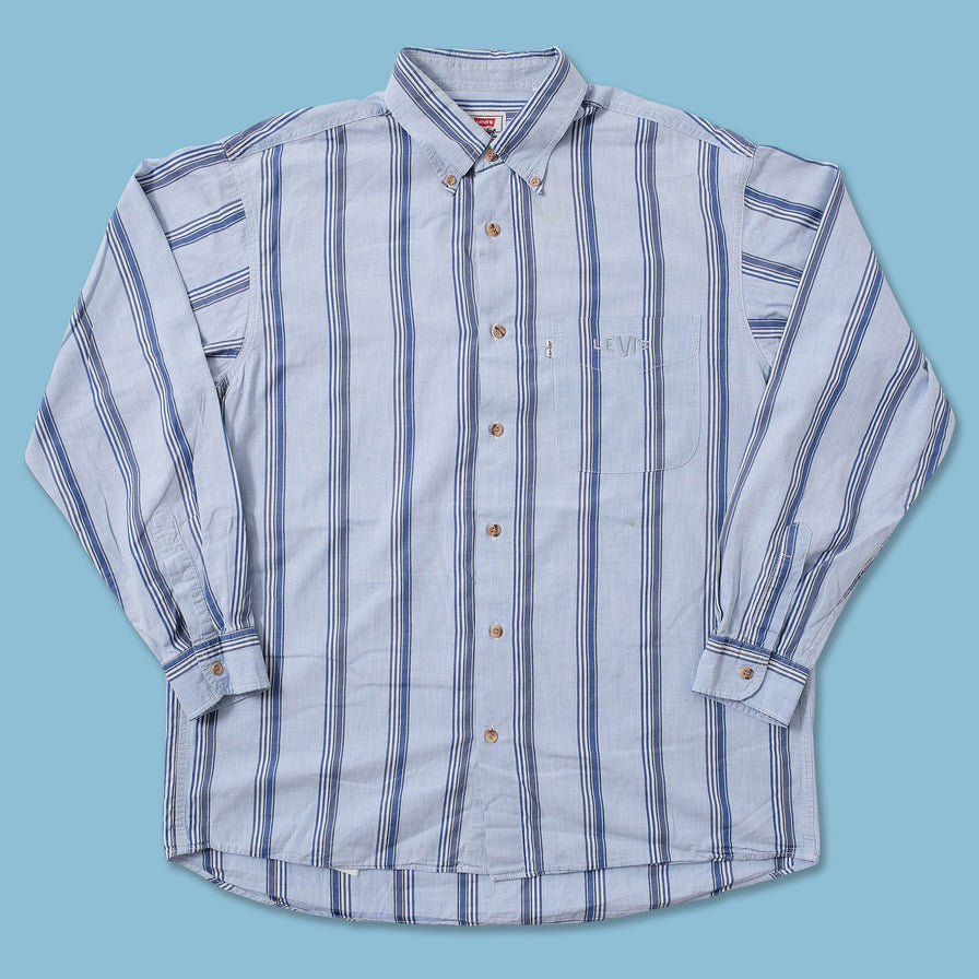Vintage Levis Striped Shirt Large 