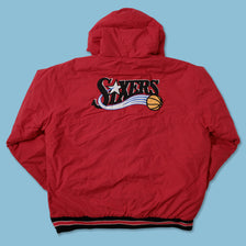 Vintage Champion Philadelphia 76ers Jacket XLarge 