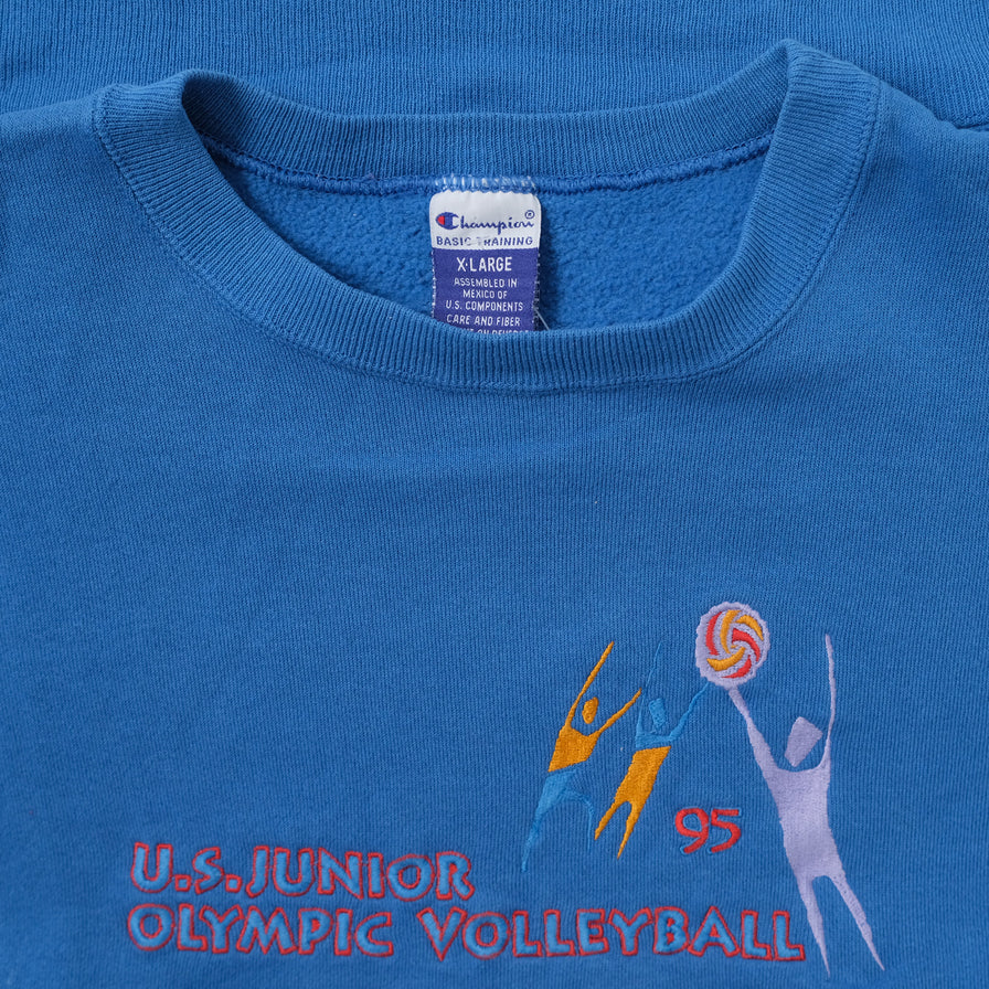 Vintage 1995 Champion Volleyball Sweater XLarge