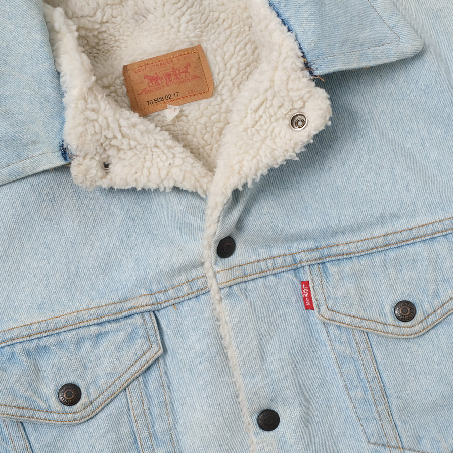 Vintage Levis Padded Denim Jacket Medium