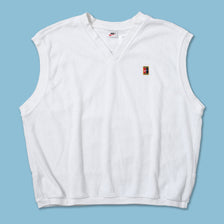 Vintage Nike Tennis Fleece Sweater Vest Large / XLarge