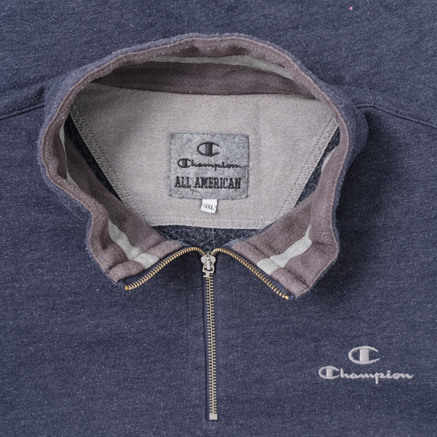 Vintage Champion Q-Zip Sweater XLarge / XXL