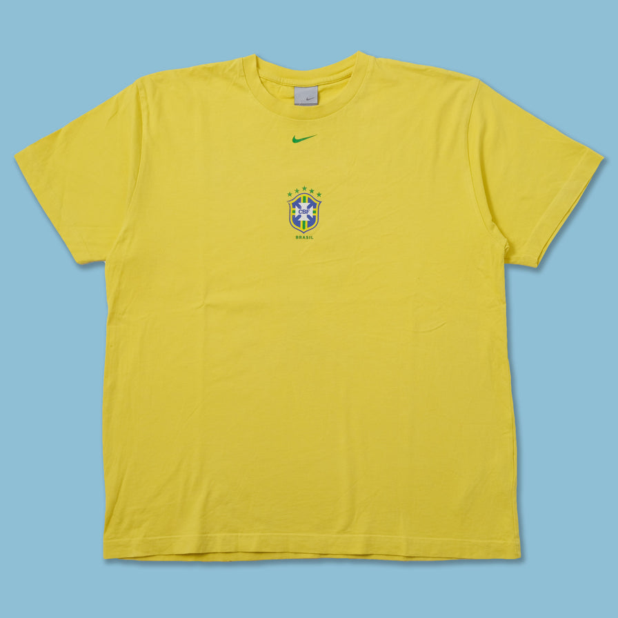 vintage nike R9 Ronaldo TシャツXL ロナウド　ブラジル BRAZIL NATIONAL TEAM 1997 FOOTBALL SHIRT RONALDO R9 NIKE